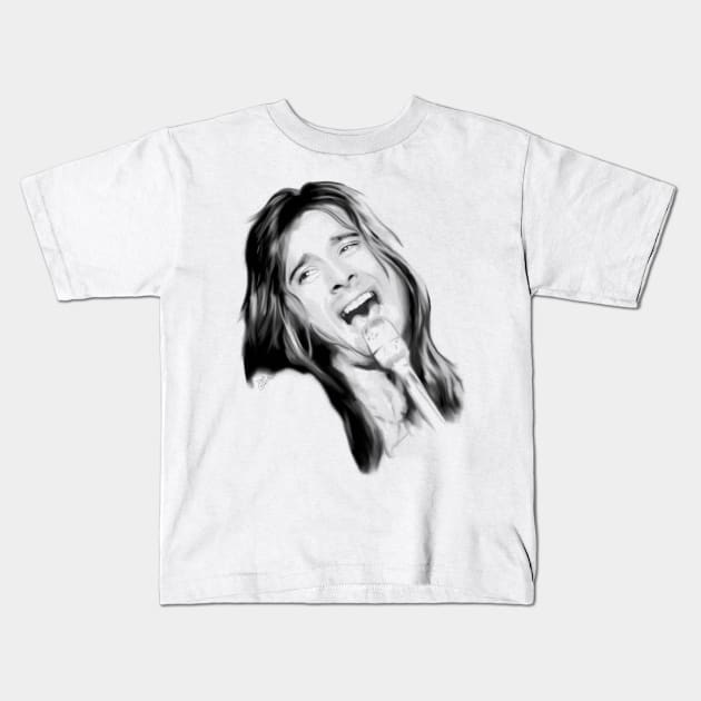 Steve Perry Kids T-Shirt by Art And Soul